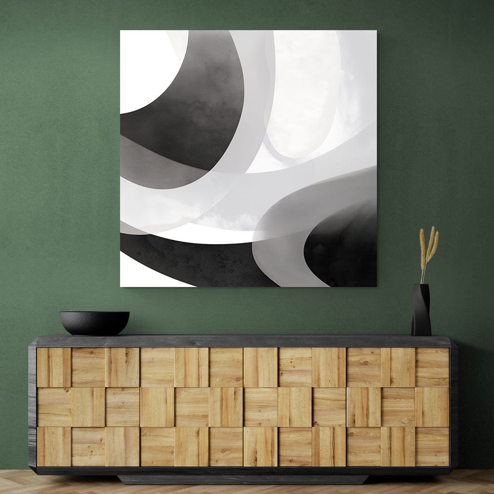 Minimalist Abstract Design With Organic Curved Shape 5