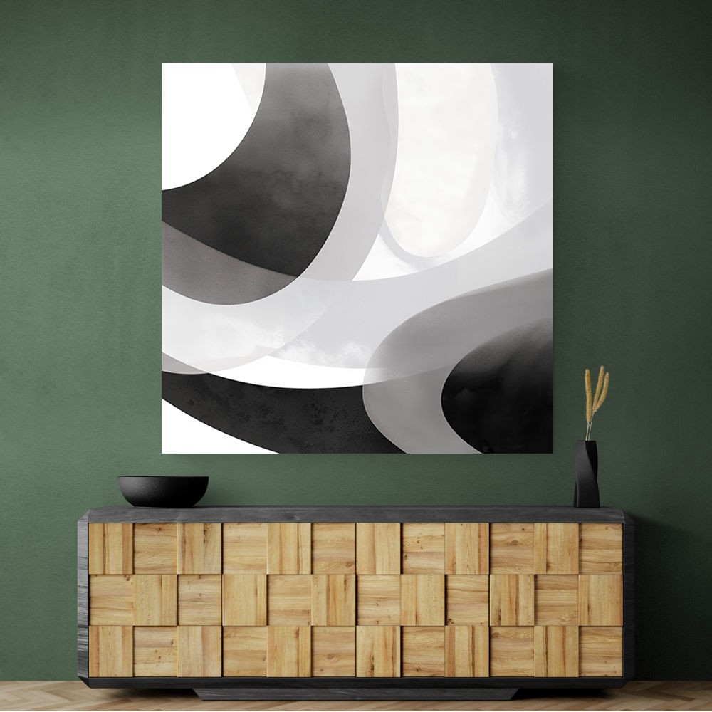Minimalist Abstract Design With Organic Curved Shape 5