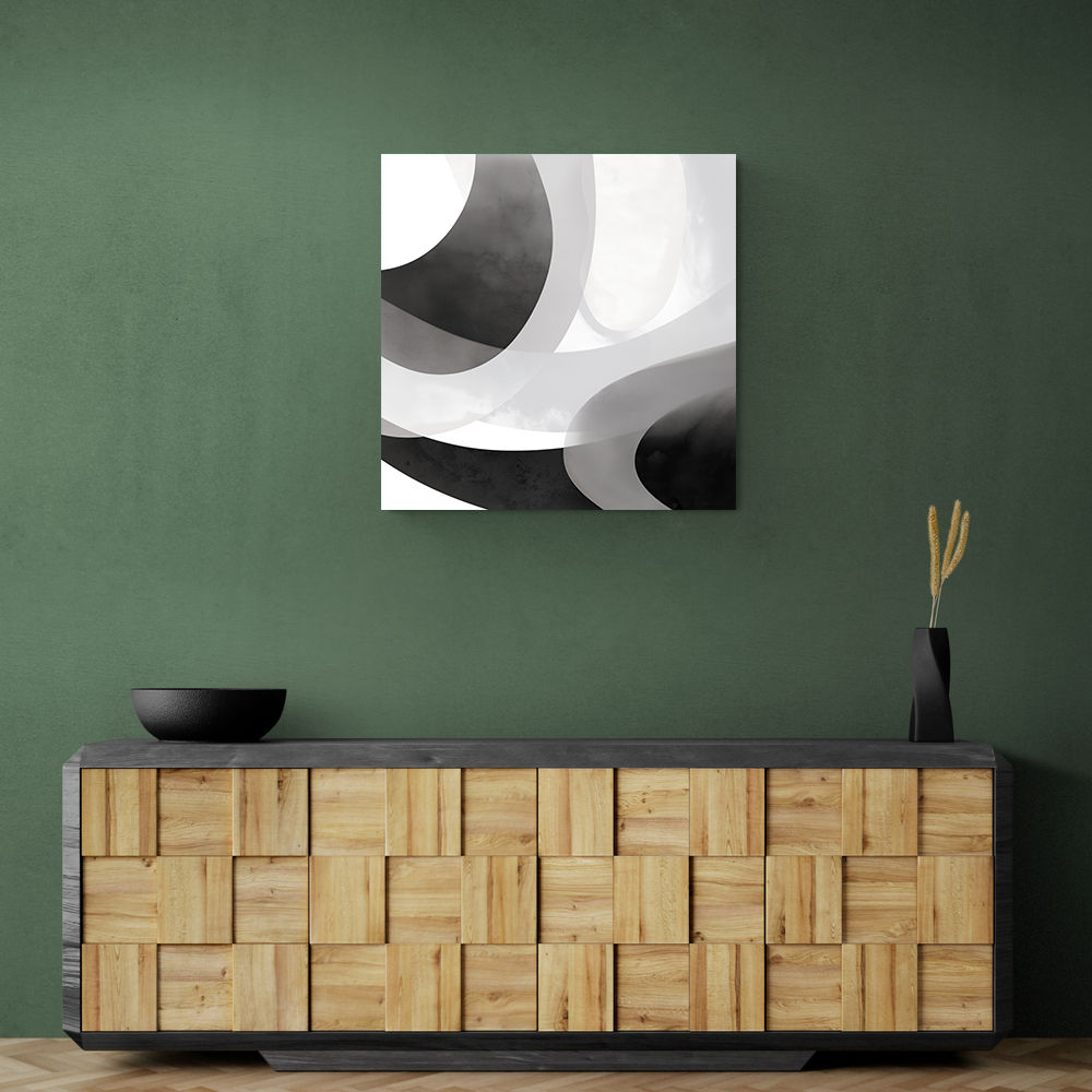 Minimalist Abstract Design With Organic Curved Shape 5