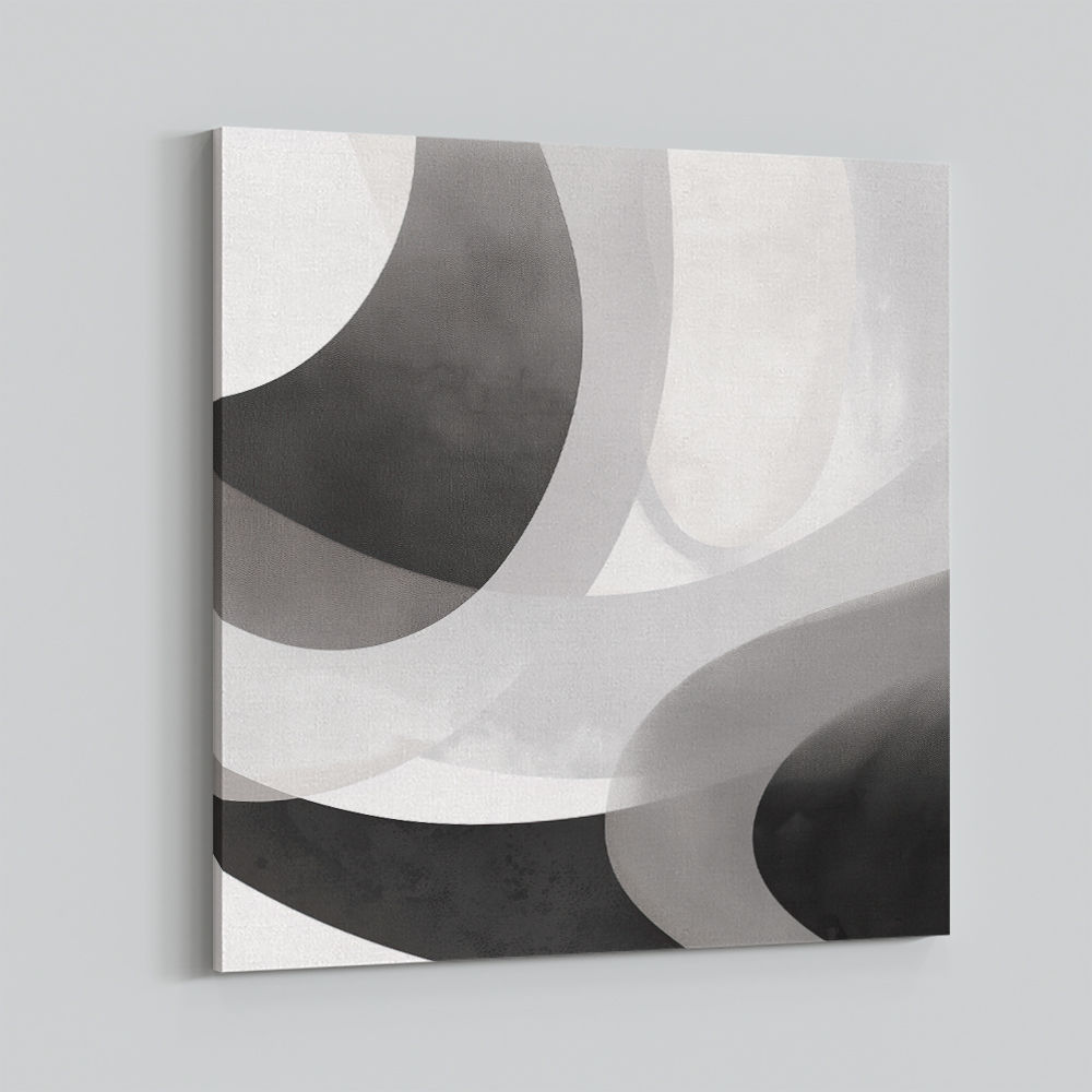 Minimalist Abstract Design With Organic Curved Shape 5