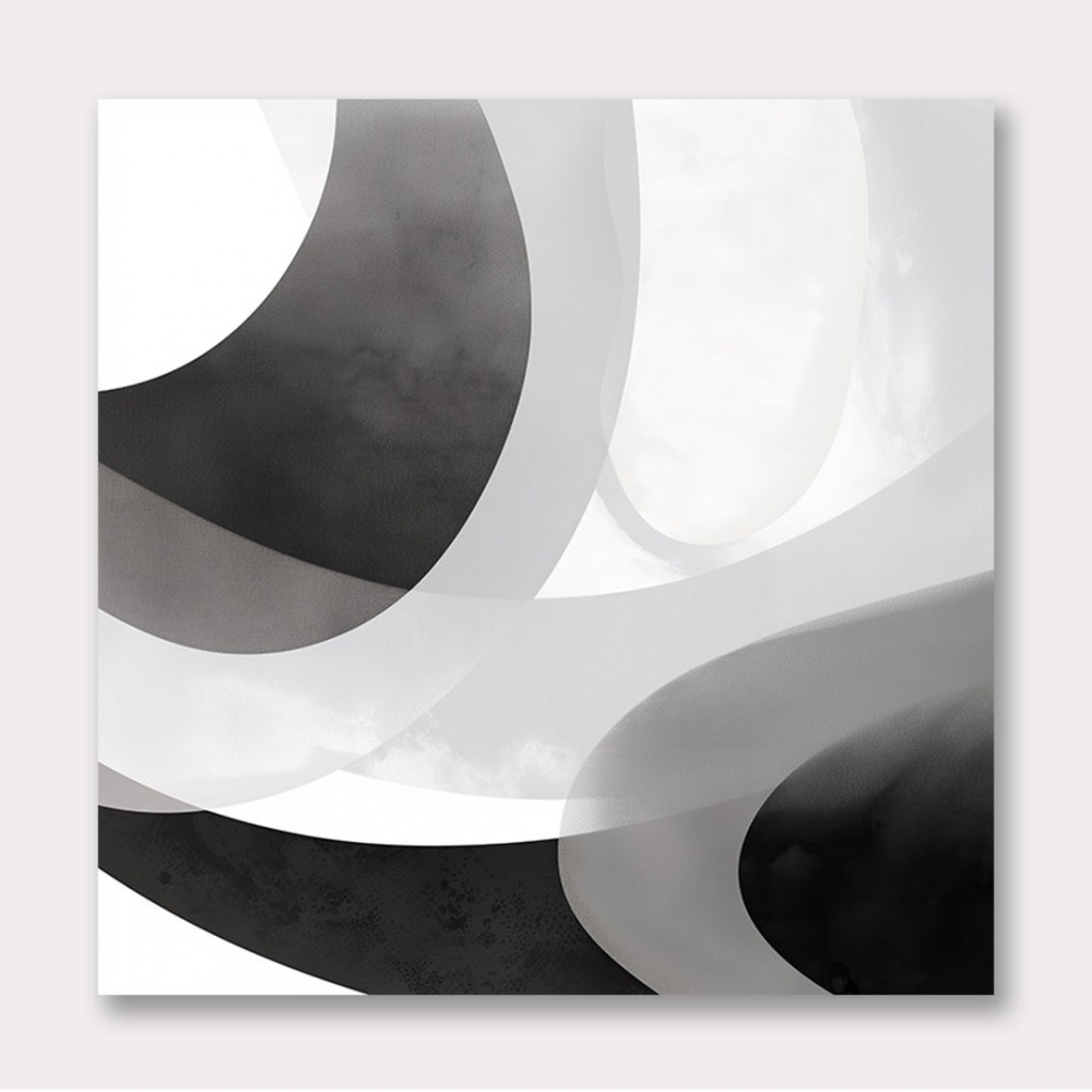 Minimalist Abstract Design With Organic Curved Shape 5