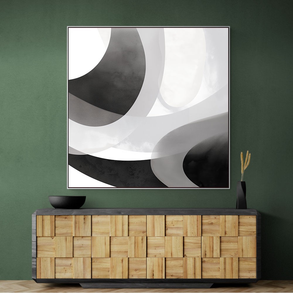 Minimalist Abstract Design With Organic Curved Shape 5