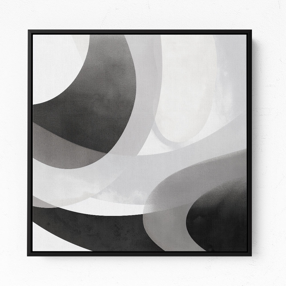 Minimalist Abstract Design With Organic Curved Shape 5