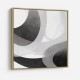 Minimalist Abstract Design With Organic Curved Shape 5