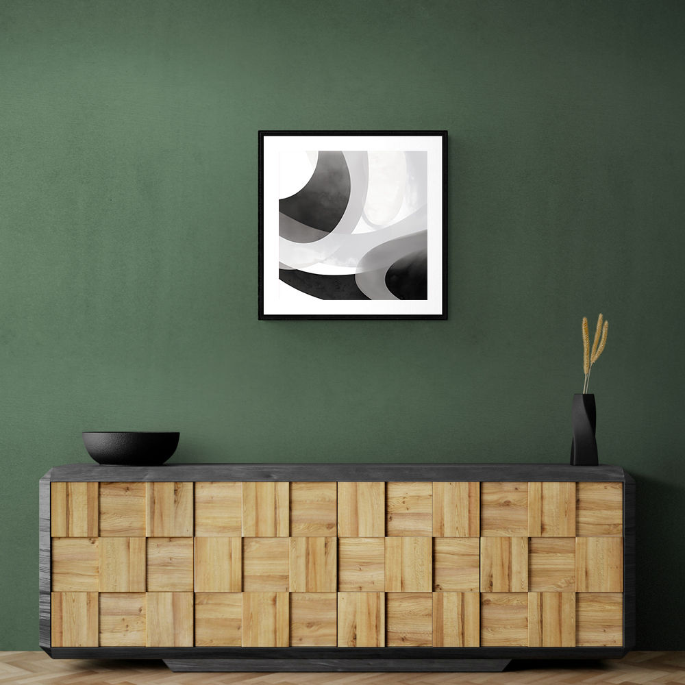 Minimalist Abstract Design With Organic Curved Shape 5