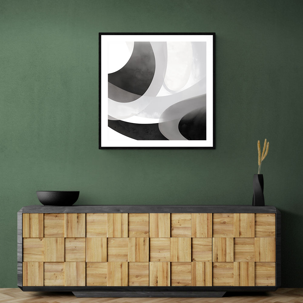Minimalist Abstract Design With Organic Curved Shape 5