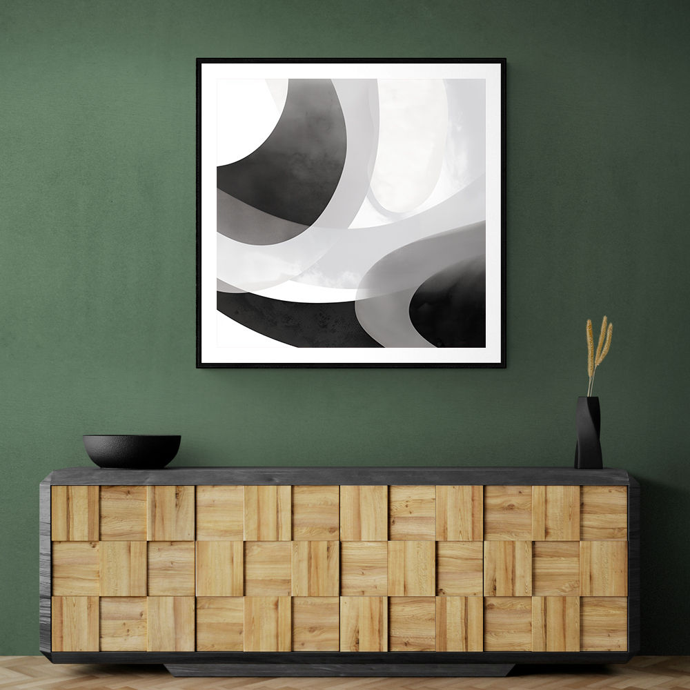 Minimalist Abstract Design With Organic Curved Shape 5