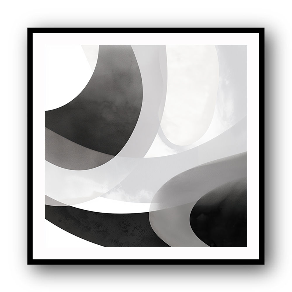 Minimalist Abstract Design With Organic Curved Shape 5