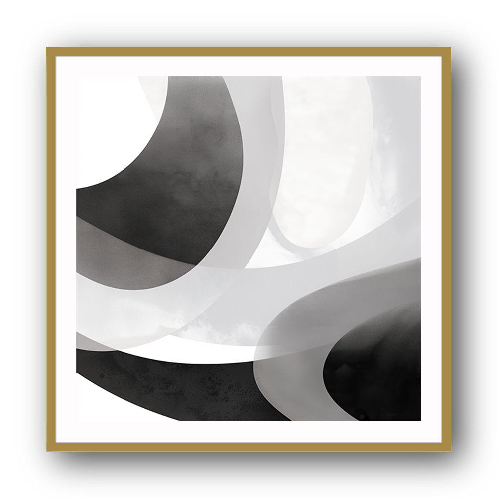 Minimalist Abstract Design With Organic Curved Shape 5