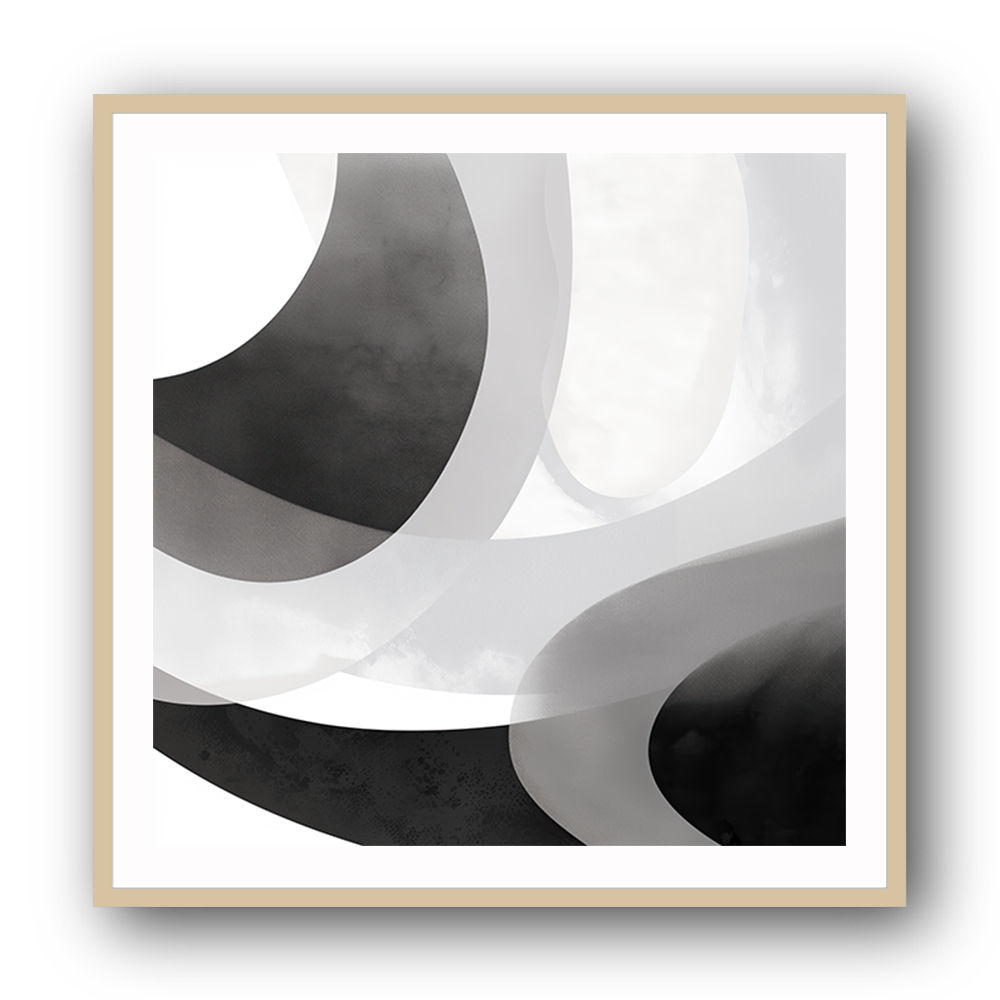 Minimalist Abstract Design With Organic Curved Shape 5