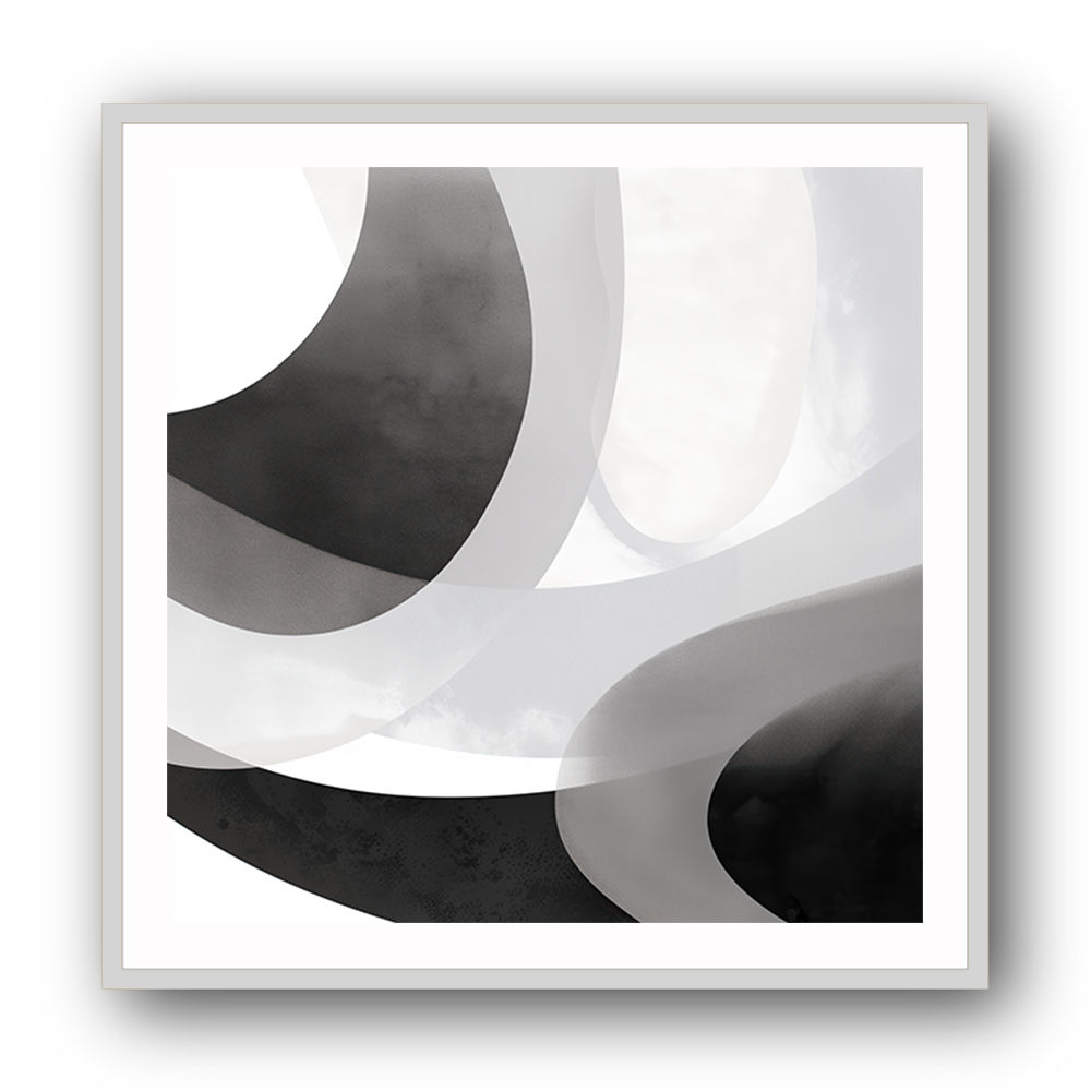Minimalist Abstract Design With Organic Curved Shape 5