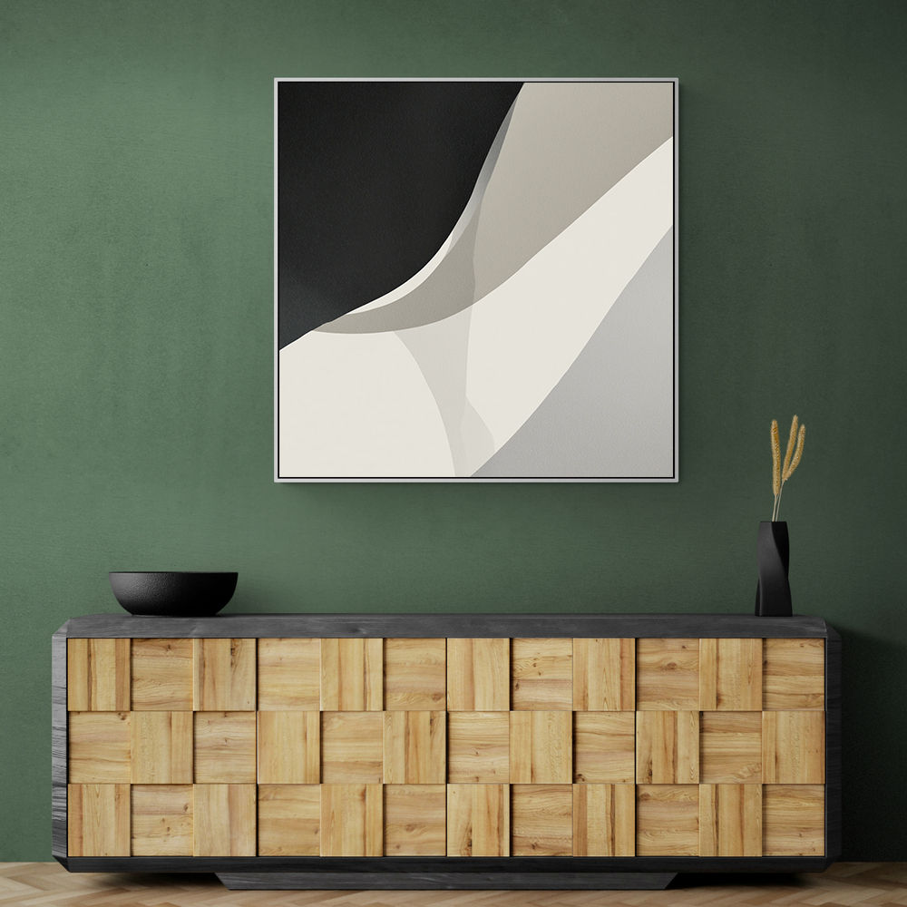 Minimalist Abstract Design With Organic Curved Shape 6