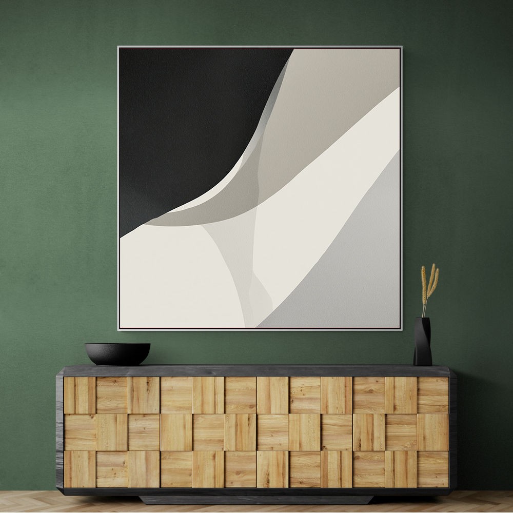 Minimalist Abstract Design With Organic Curved Shape 6