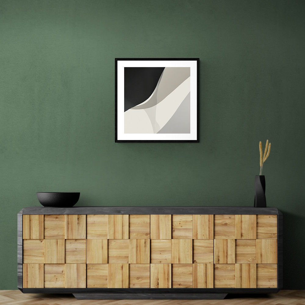 Minimalist Abstract Design With Organic Curved Shape 6