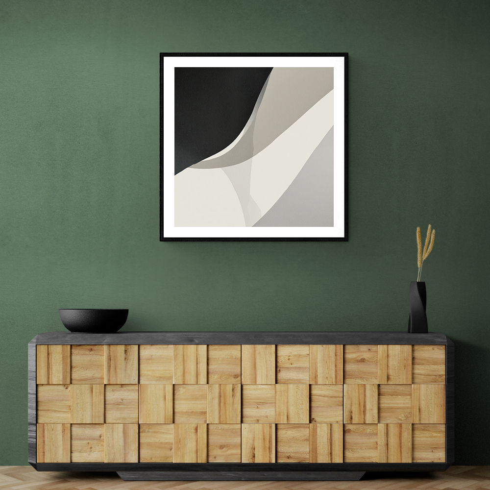Minimalist Abstract Design With Organic Curved Shape 6
