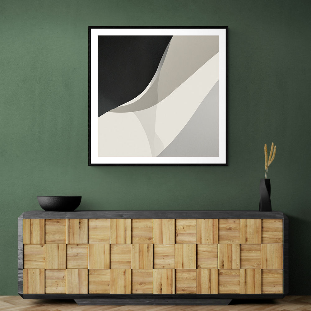 Minimalist Abstract Design With Organic Curved Shape 6