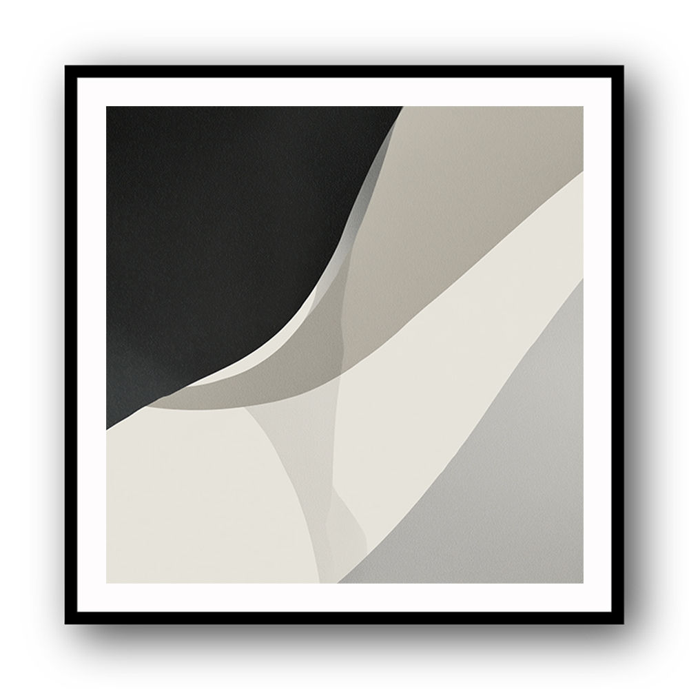 Minimalist Abstract Design With Organic Curved Shape 6