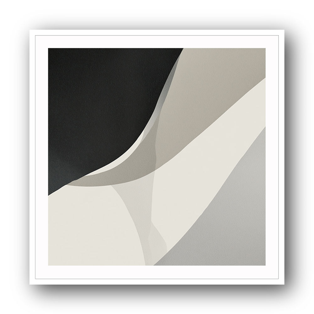 Minimalist Abstract Design With Organic Curved Shape 6