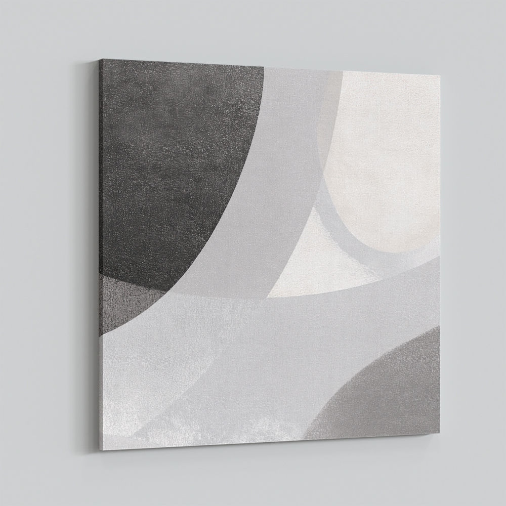 Minimalist Abstract Design With Organic Curved Shape 7