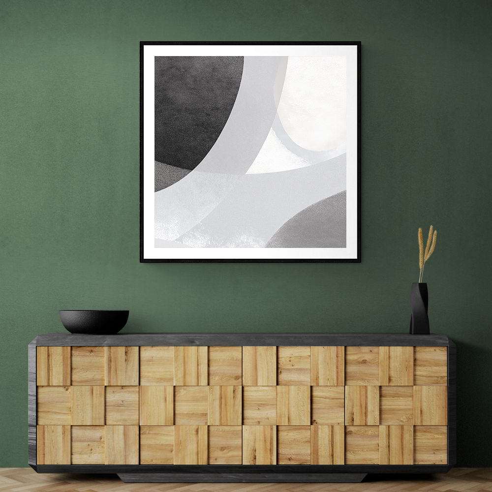 Minimalist Abstract Design With Organic Curved Shape 7