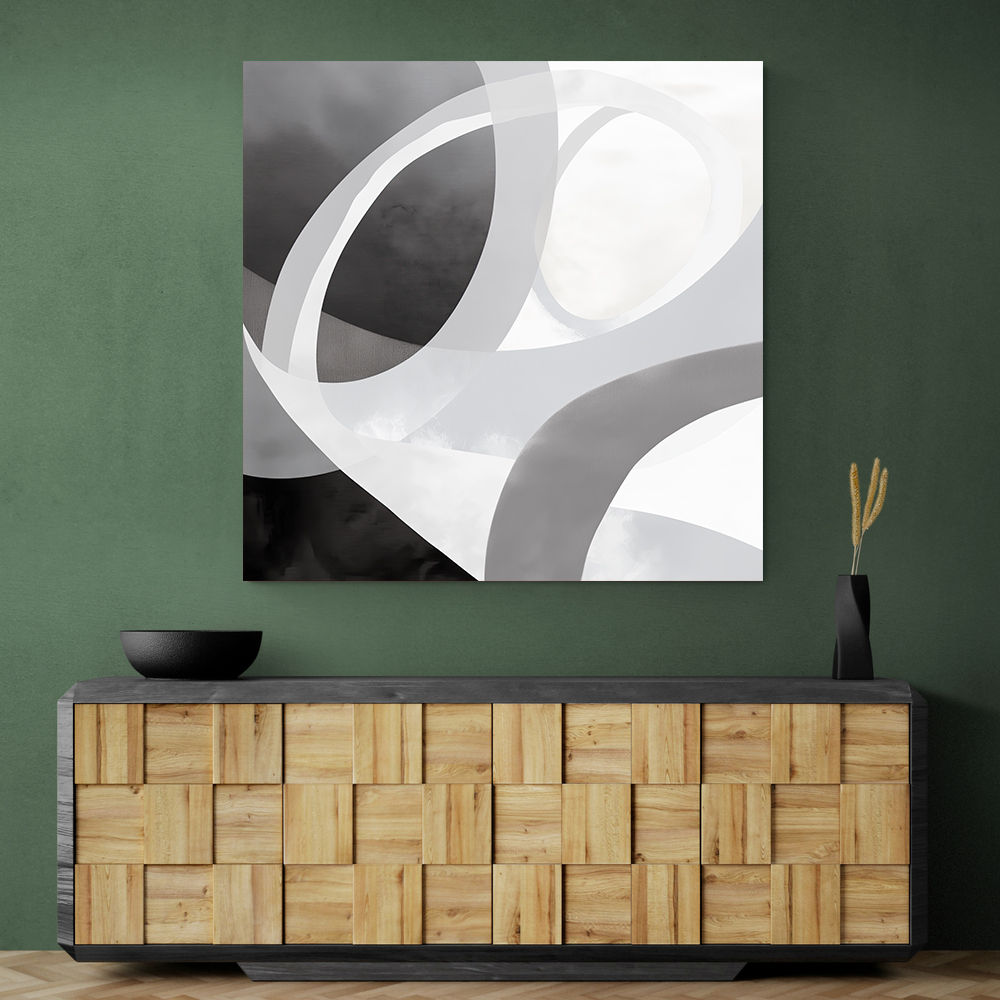 Minimalist Abstract Design With Organic Curved Shape 8