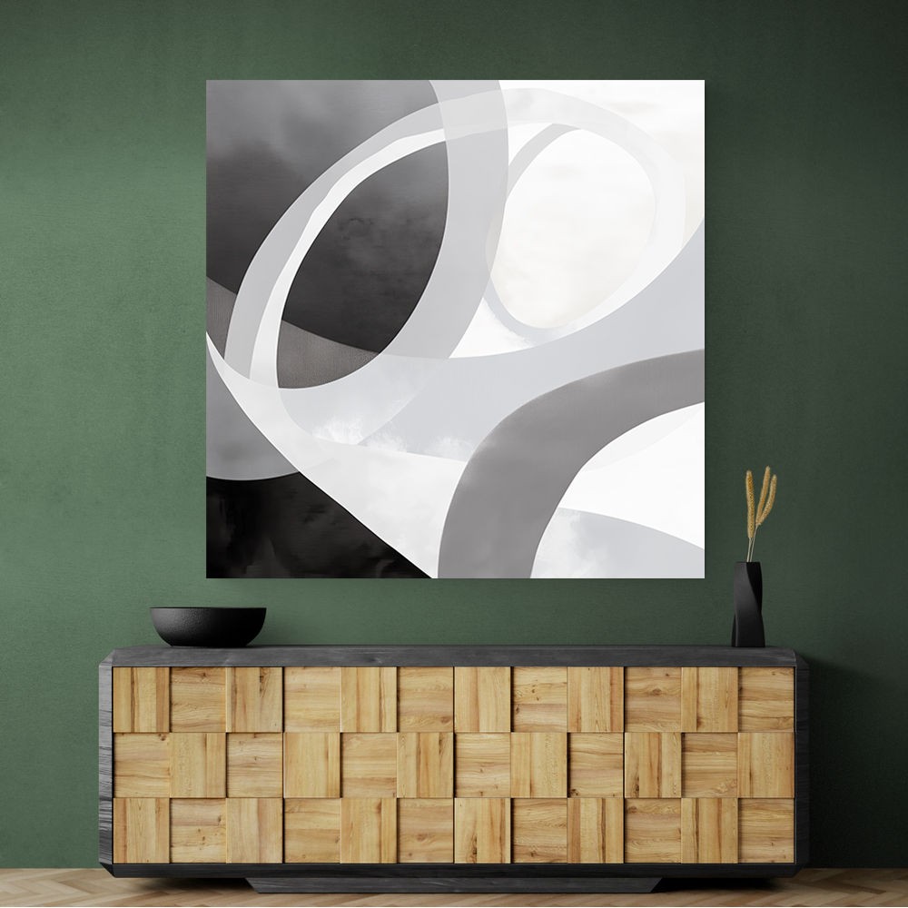 Minimalist Abstract Design With Organic Curved Shape 8