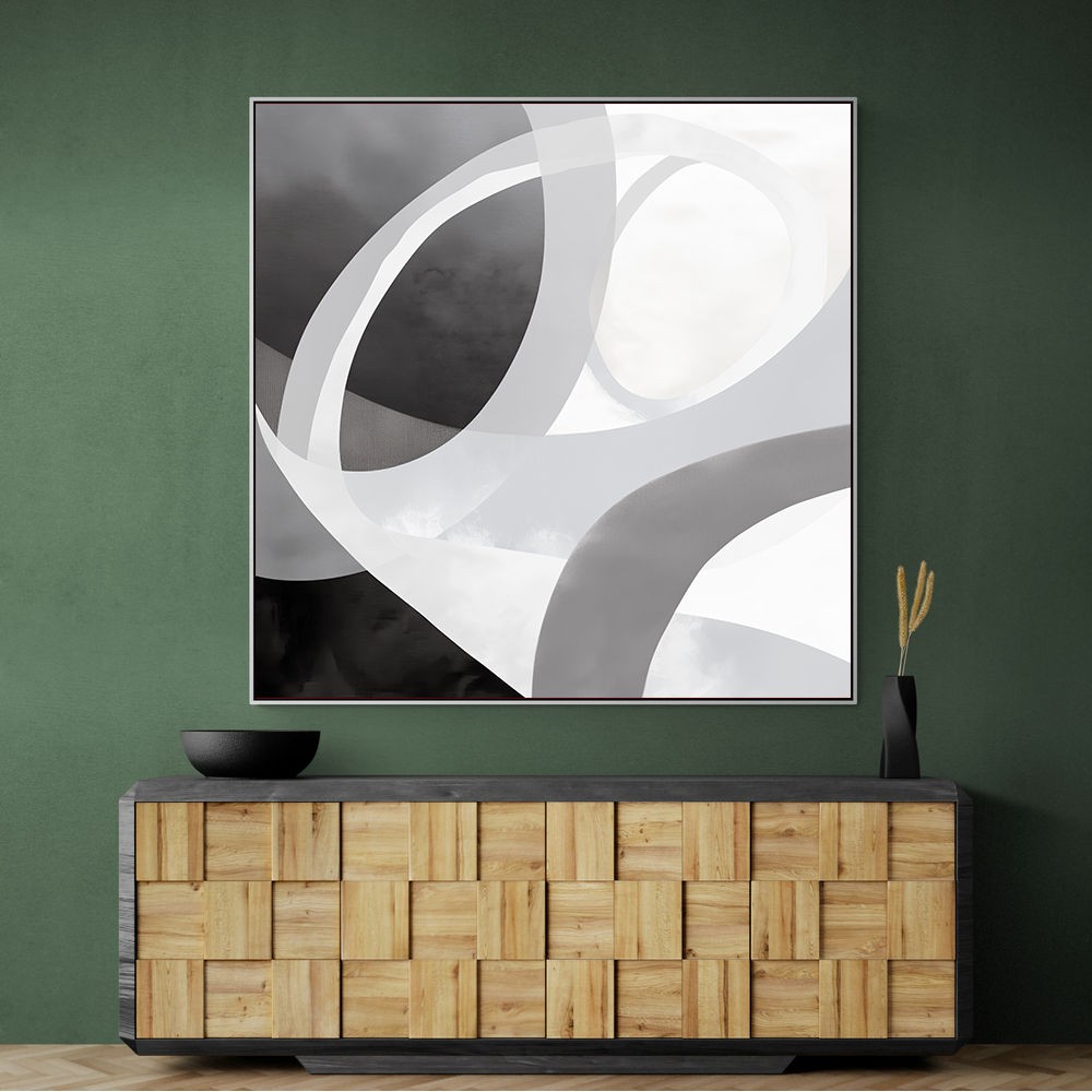 Minimalist Abstract Design With Organic Curved Shape 8