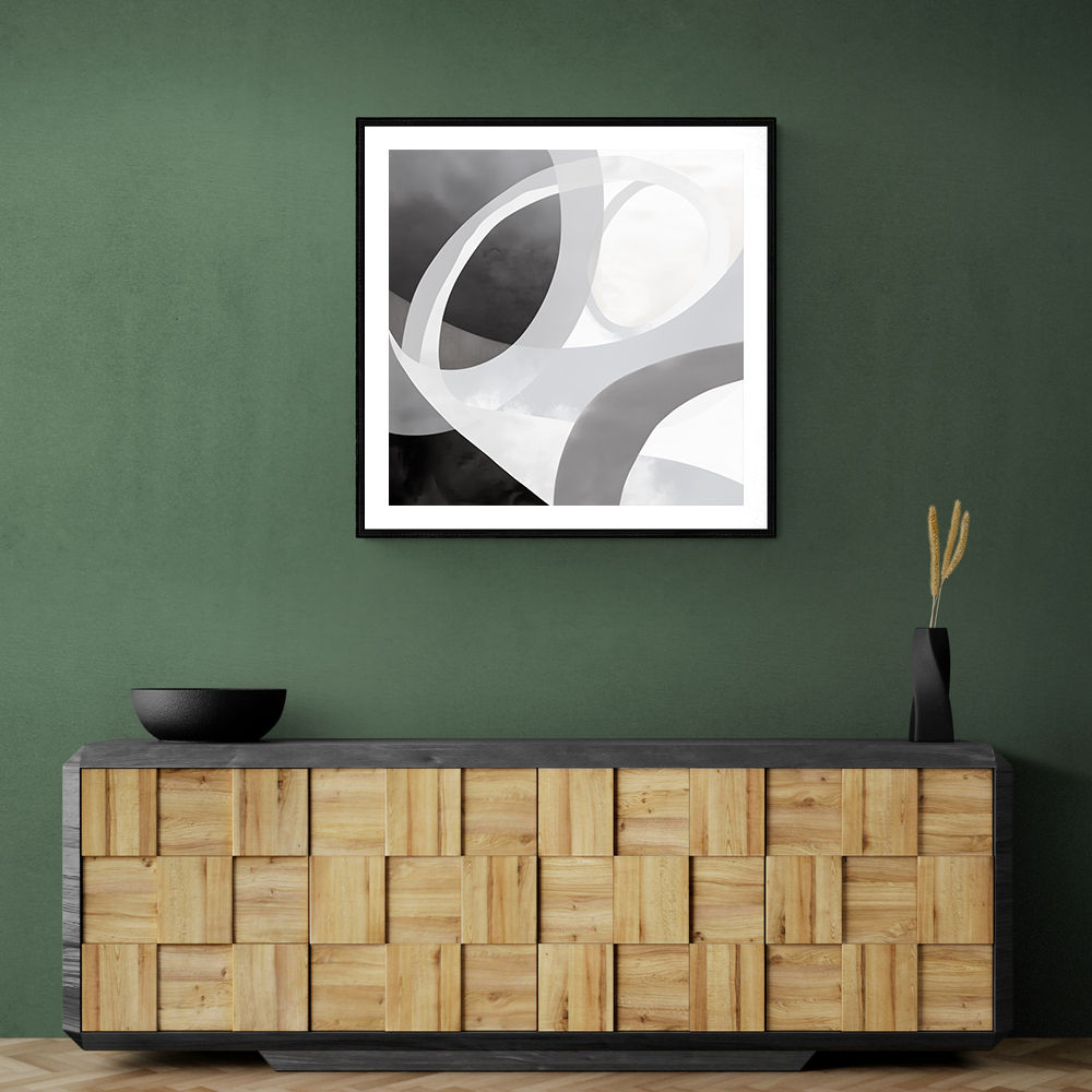 Minimalist Abstract Design With Organic Curved Shape 8