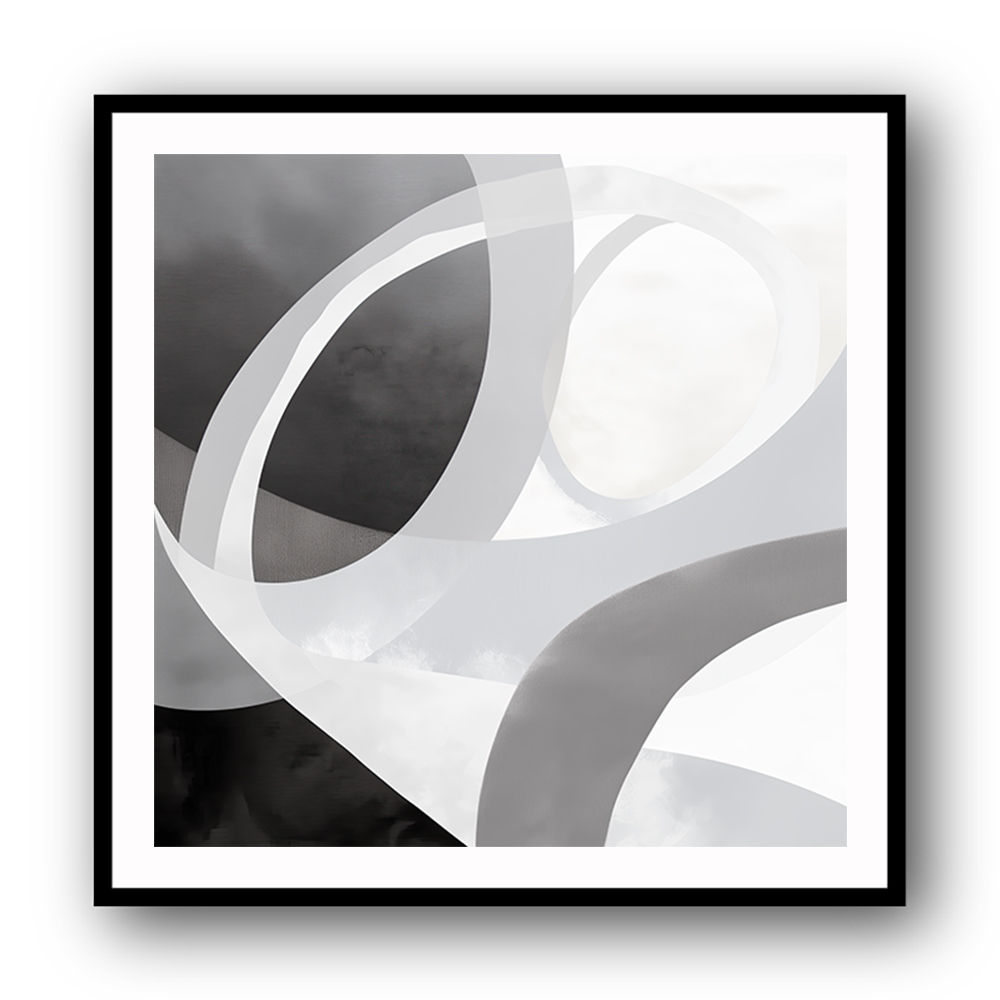 Minimalist Abstract Design With Organic Curved Shape 8