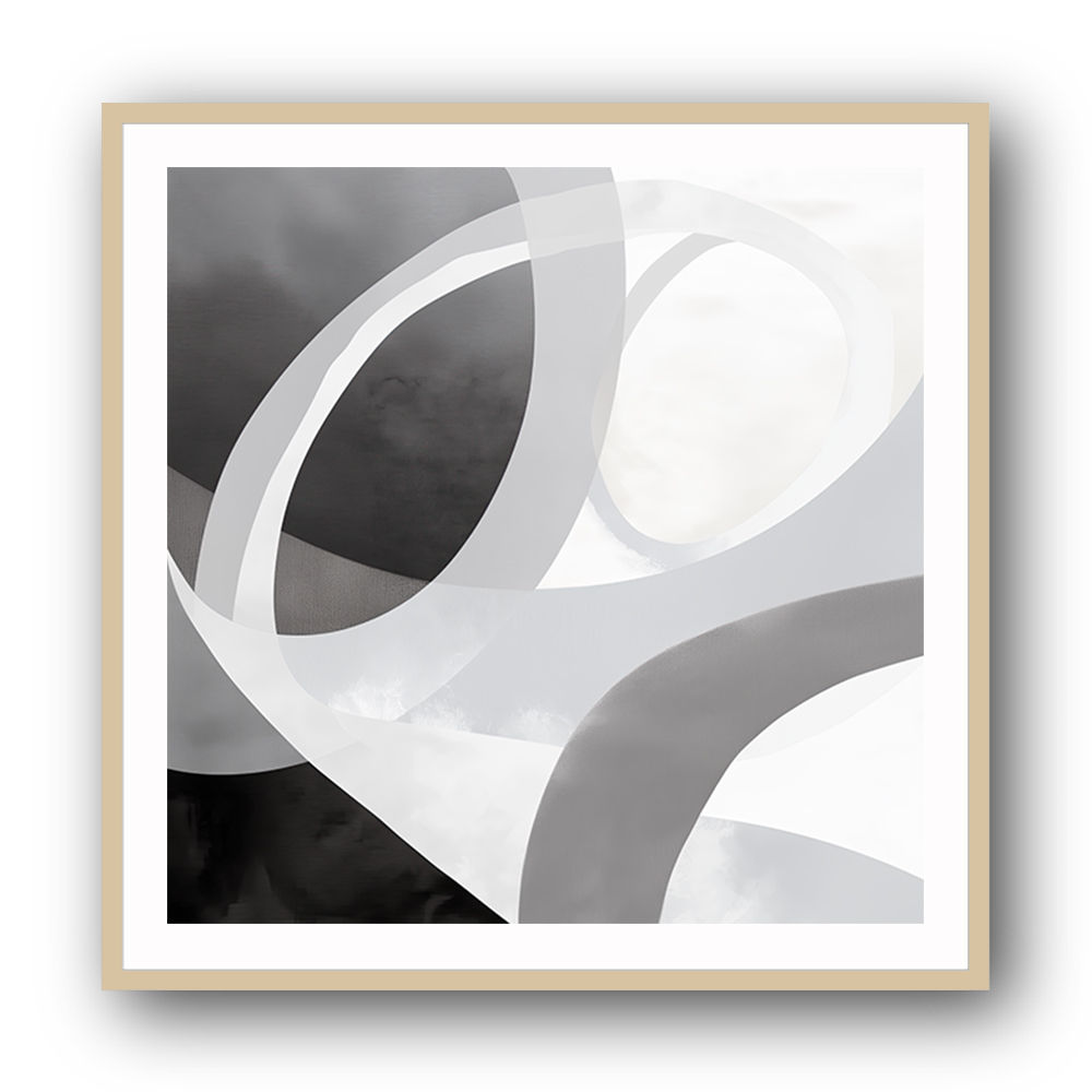 Minimalist Abstract Design With Organic Curved Shape 8