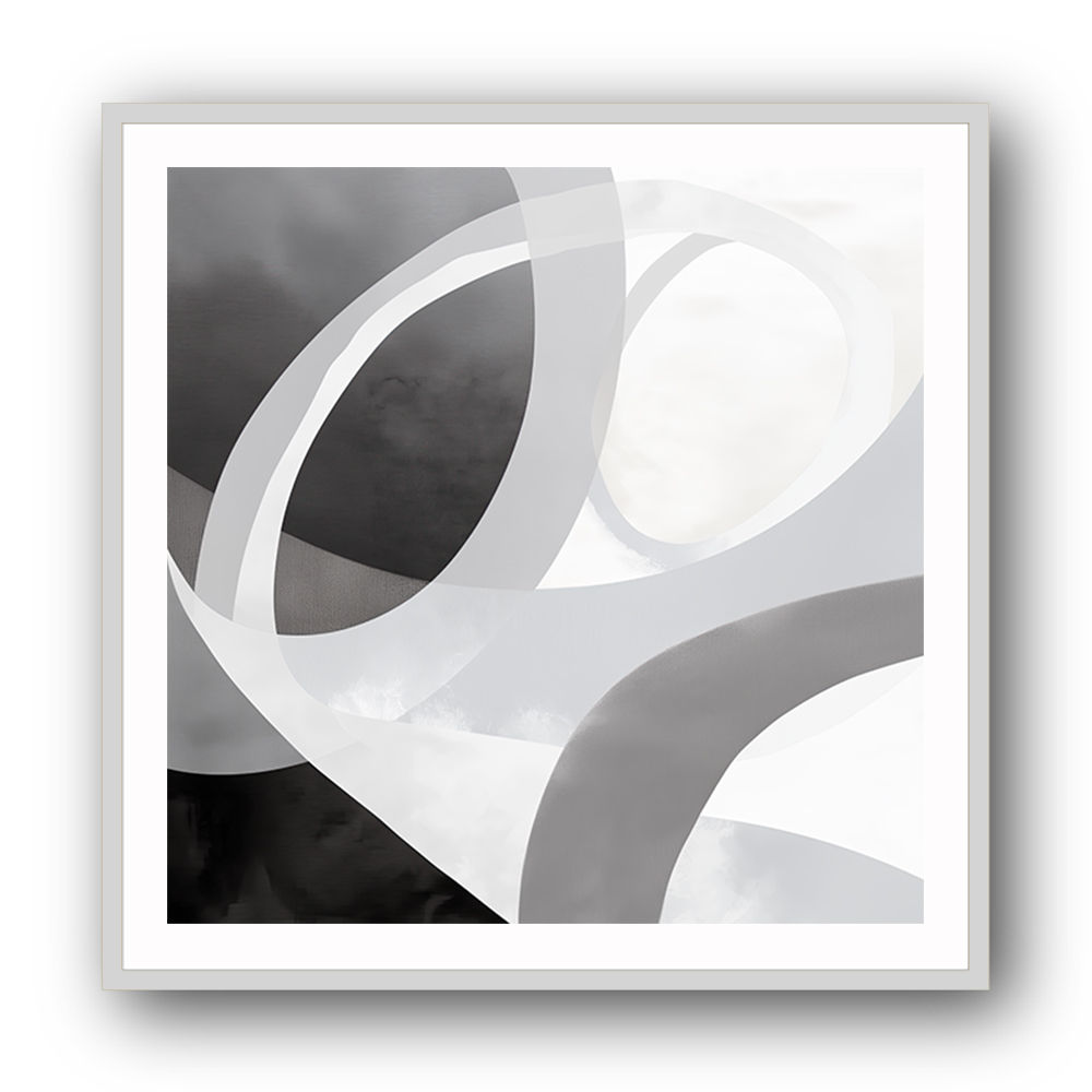 Minimalist Abstract Design With Organic Curved Shape 8