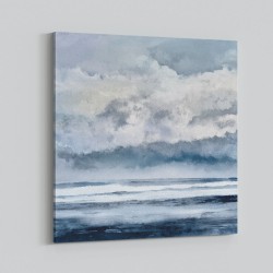 Minimalist Dramatic Abstract Seascape