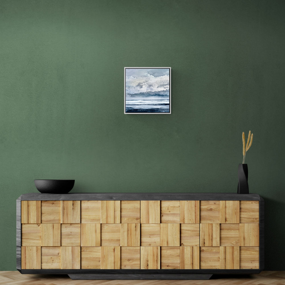 Minimalist Dramatic Abstract Seascape