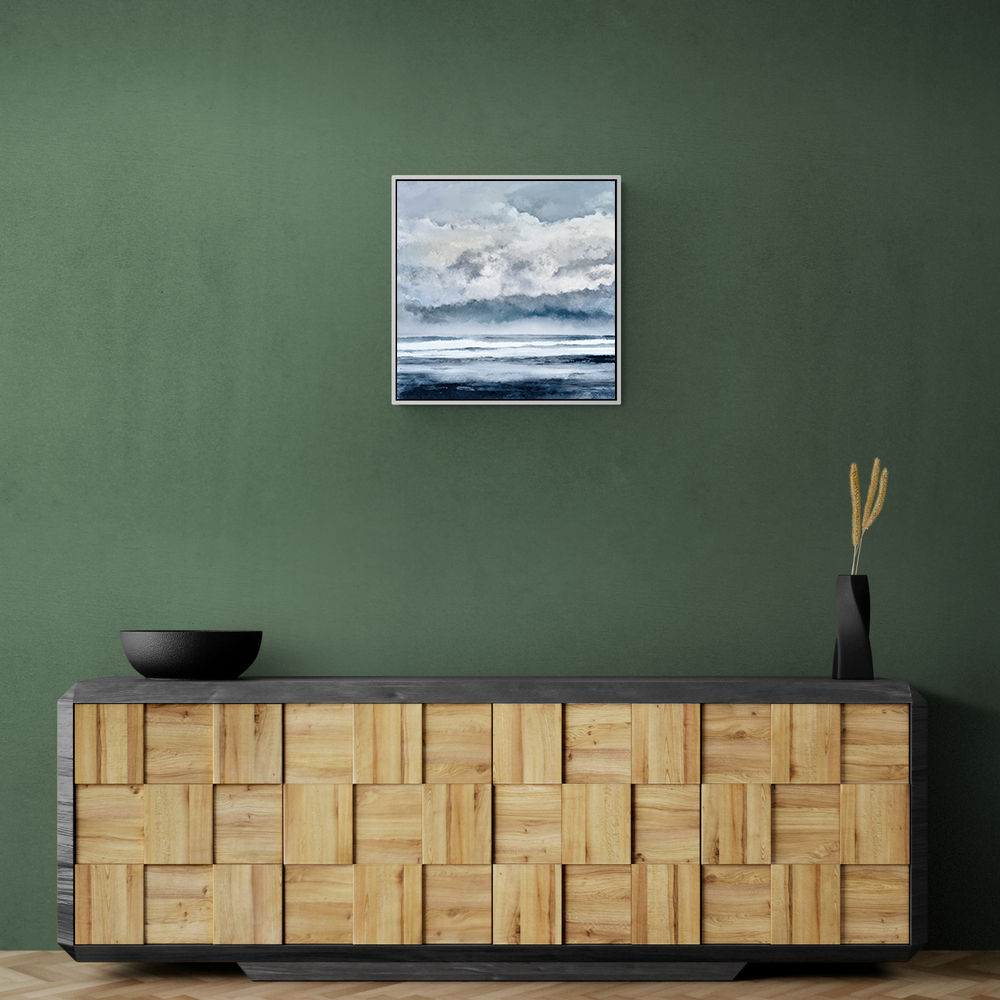 Minimalist Dramatic Abstract Seascape