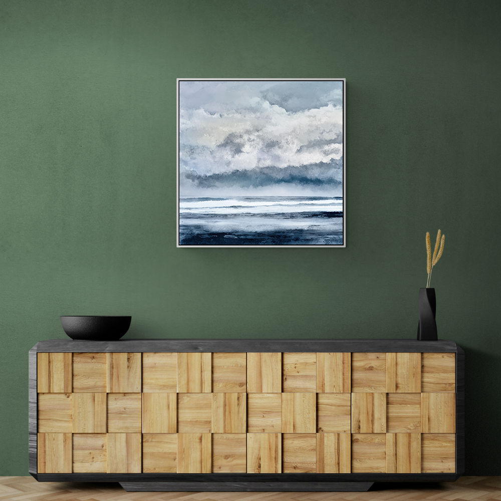 Minimalist Dramatic Abstract Seascape