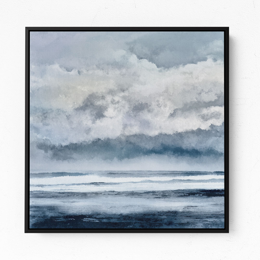 Minimalist Dramatic Abstract Seascape