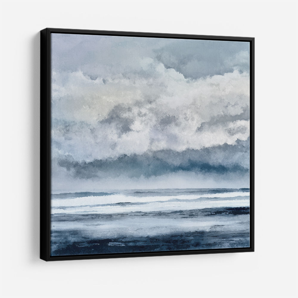Minimalist Dramatic Abstract Seascape