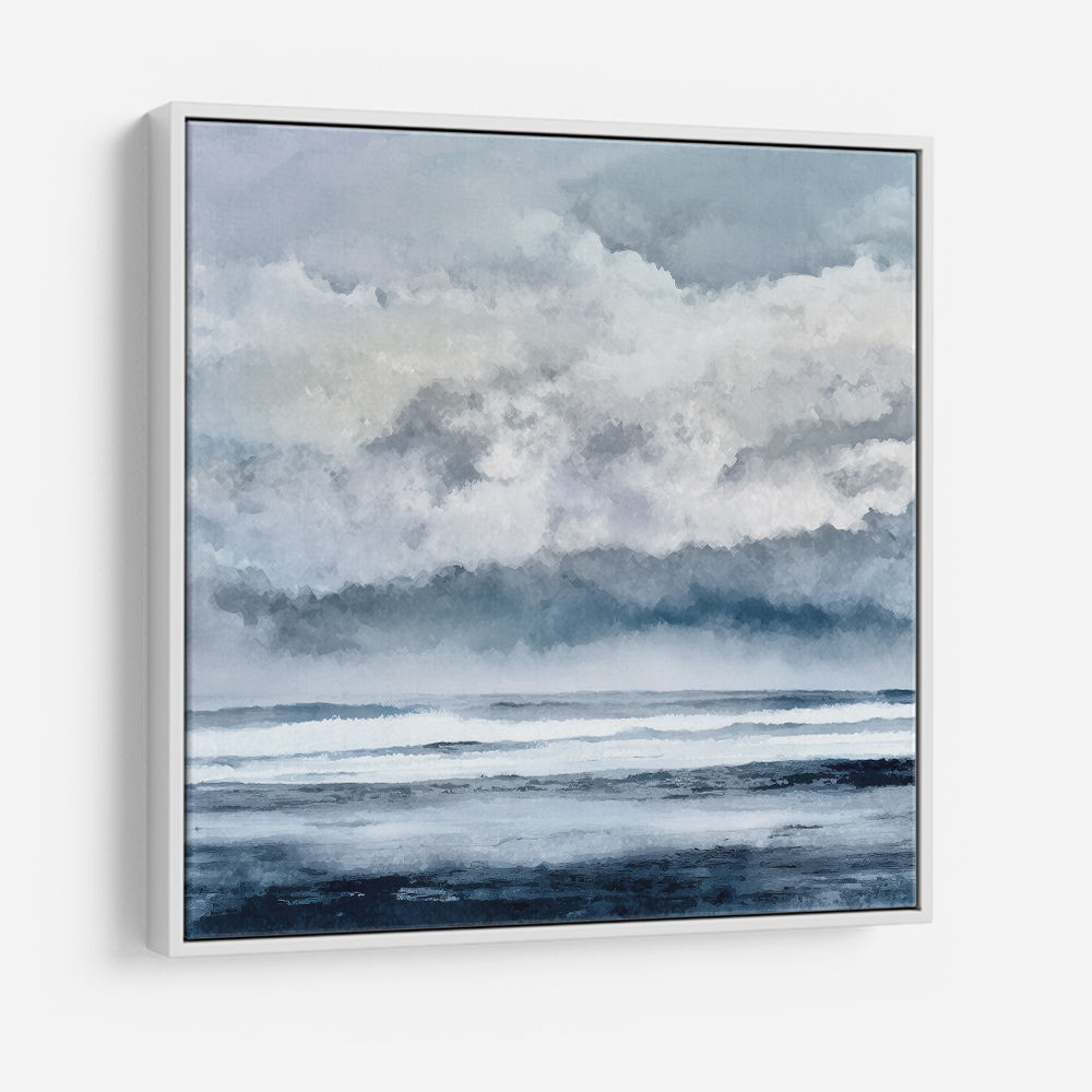 Minimalist Dramatic Abstract Seascape
