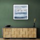 Minimalist Dramatic Abstract Seascape