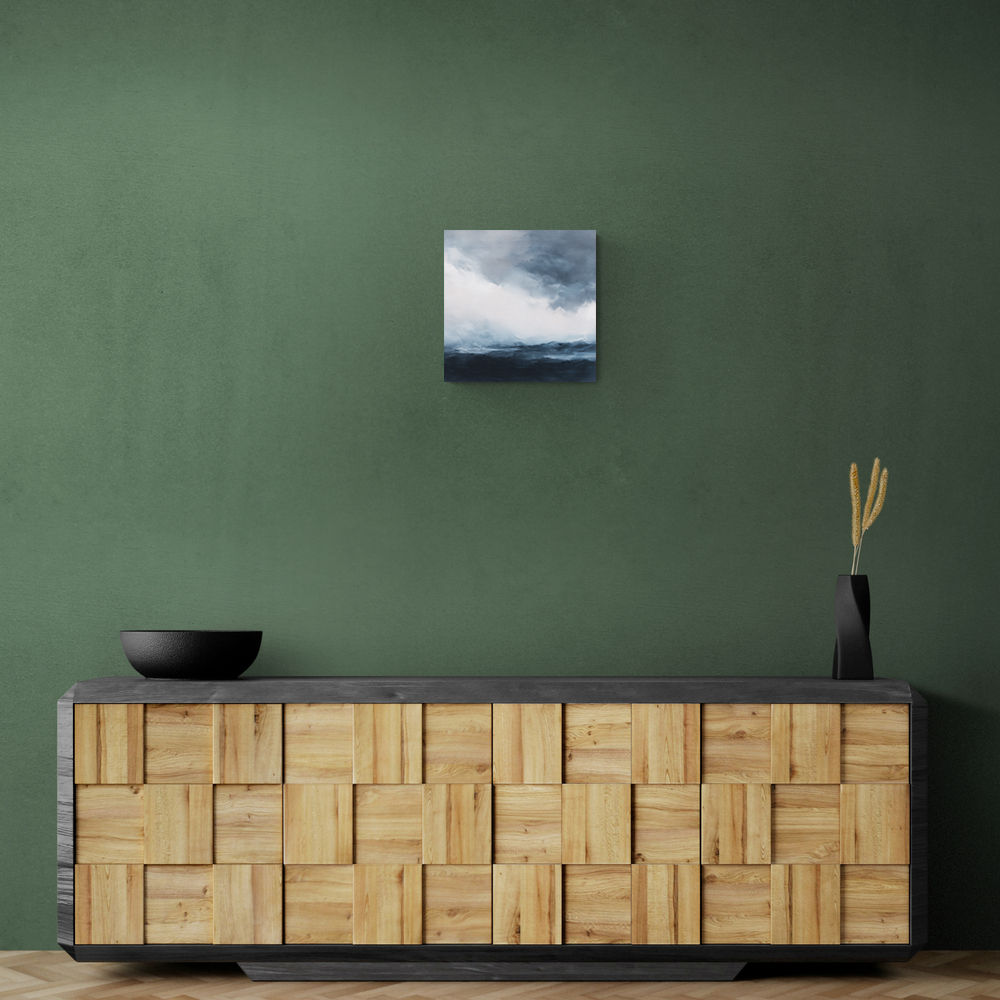 Minimalist Dramatic Abstract Seascape 1