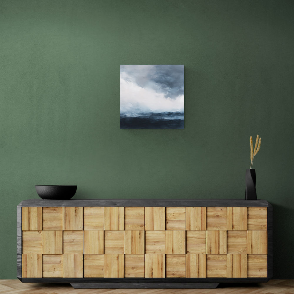 Minimalist Dramatic Abstract Seascape 1