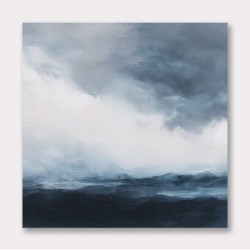Minimalist Dramatic Abstract Seascape 1