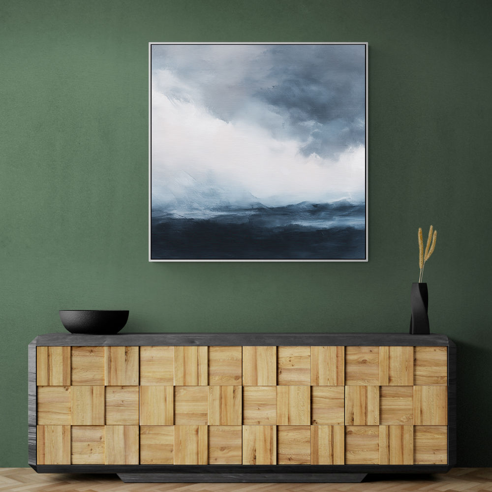 Minimalist Dramatic Abstract Seascape 1