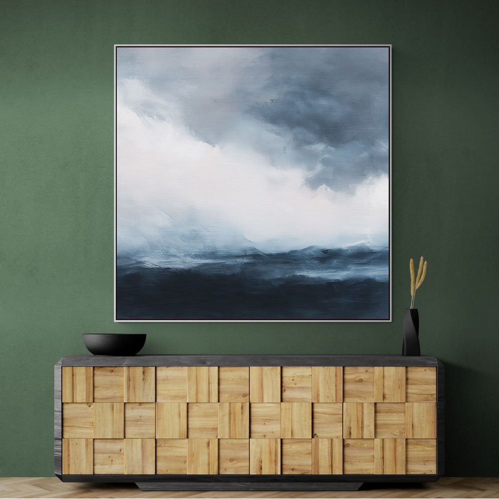 Minimalist Dramatic Abstract Seascape 1