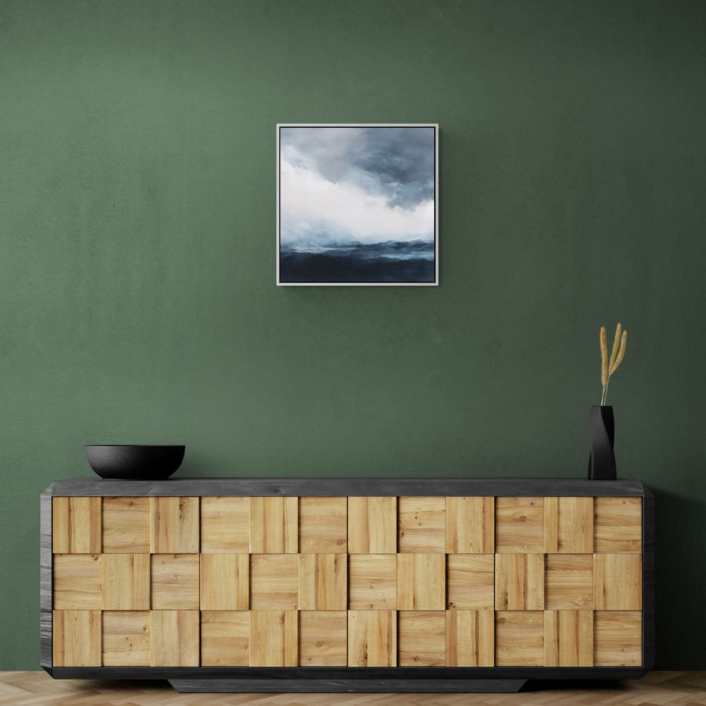 Minimalist Dramatic Abstract Seascape 1