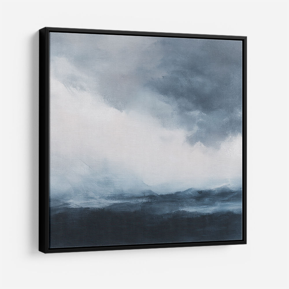 Minimalist Dramatic Abstract Seascape 1