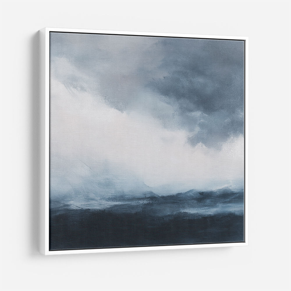 Minimalist Dramatic Abstract Seascape 1