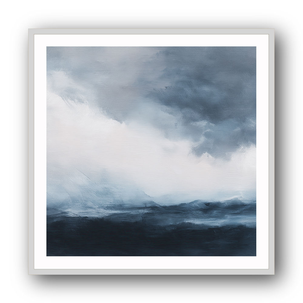 Minimalist Dramatic Abstract Seascape 1