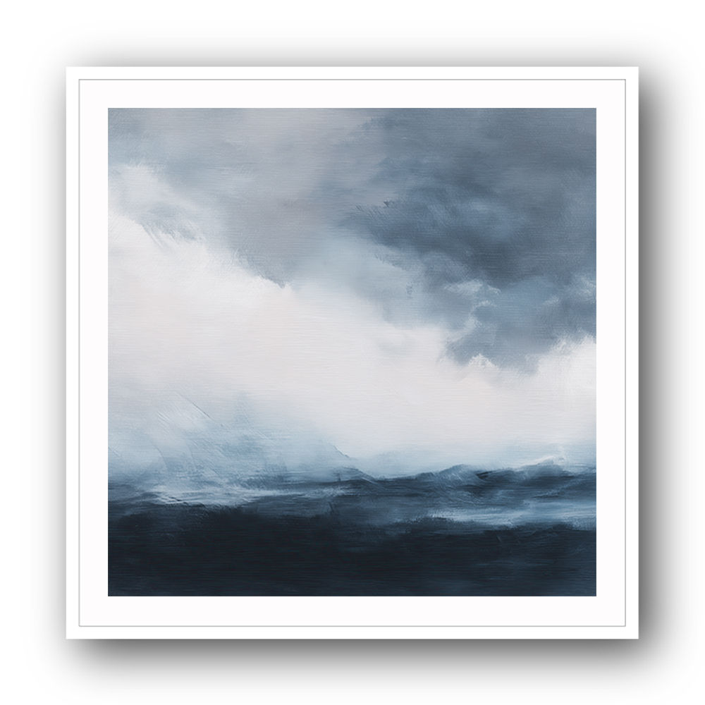 Minimalist Dramatic Abstract Seascape 1