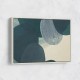 Abstract Minimalist Green Landscape Artwork With Overlapping Ovals 11